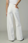 The Lou Lou Low Rise Wide Leg- White