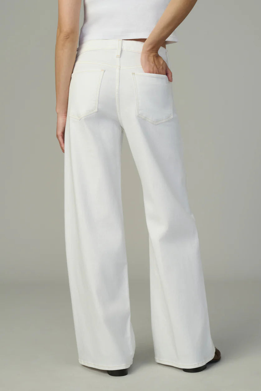 The Lou Lou Low Rise Wide Leg- White