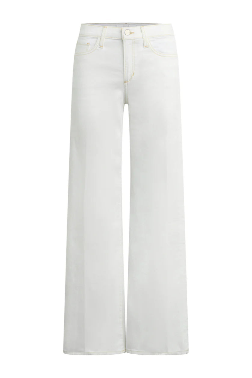 The Lou Lou Low Rise Wide Leg- White