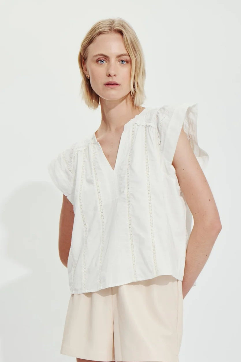 Alma Blouse- White