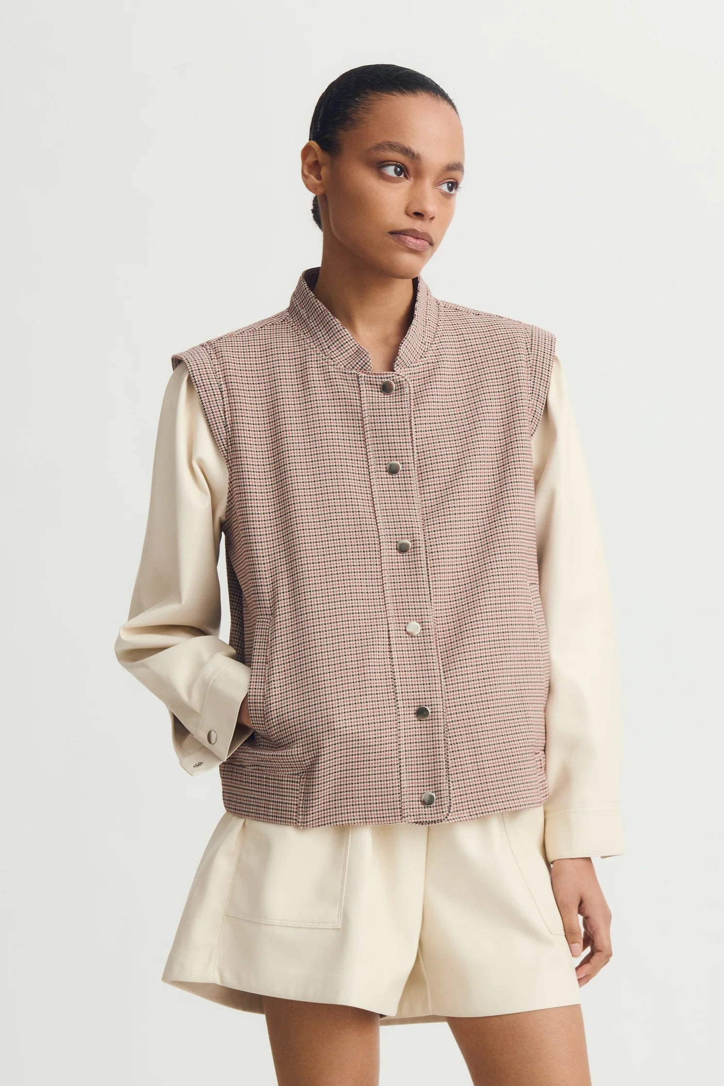 Shanael Mixed Media Jacket