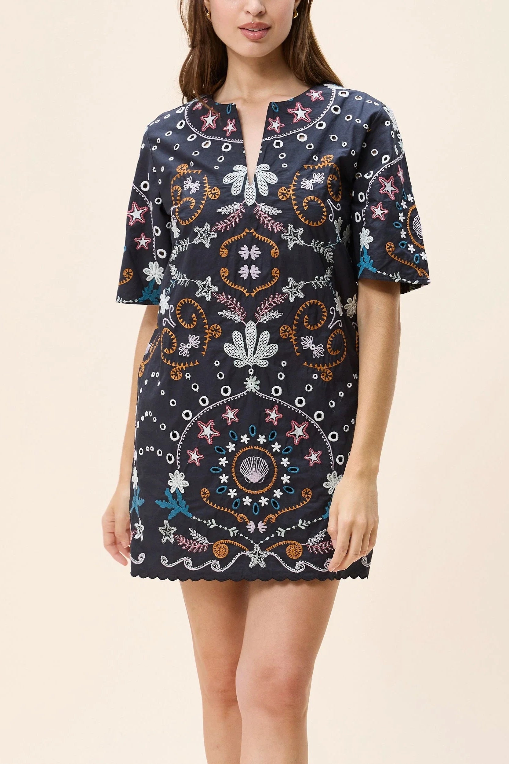 Mische Mini Dress- Black