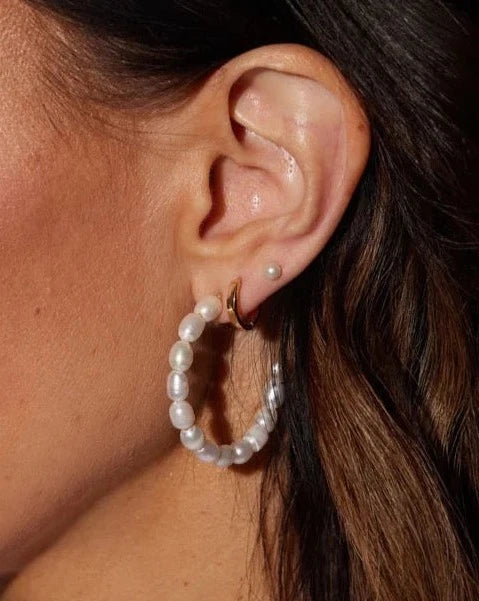 Pearl hoops