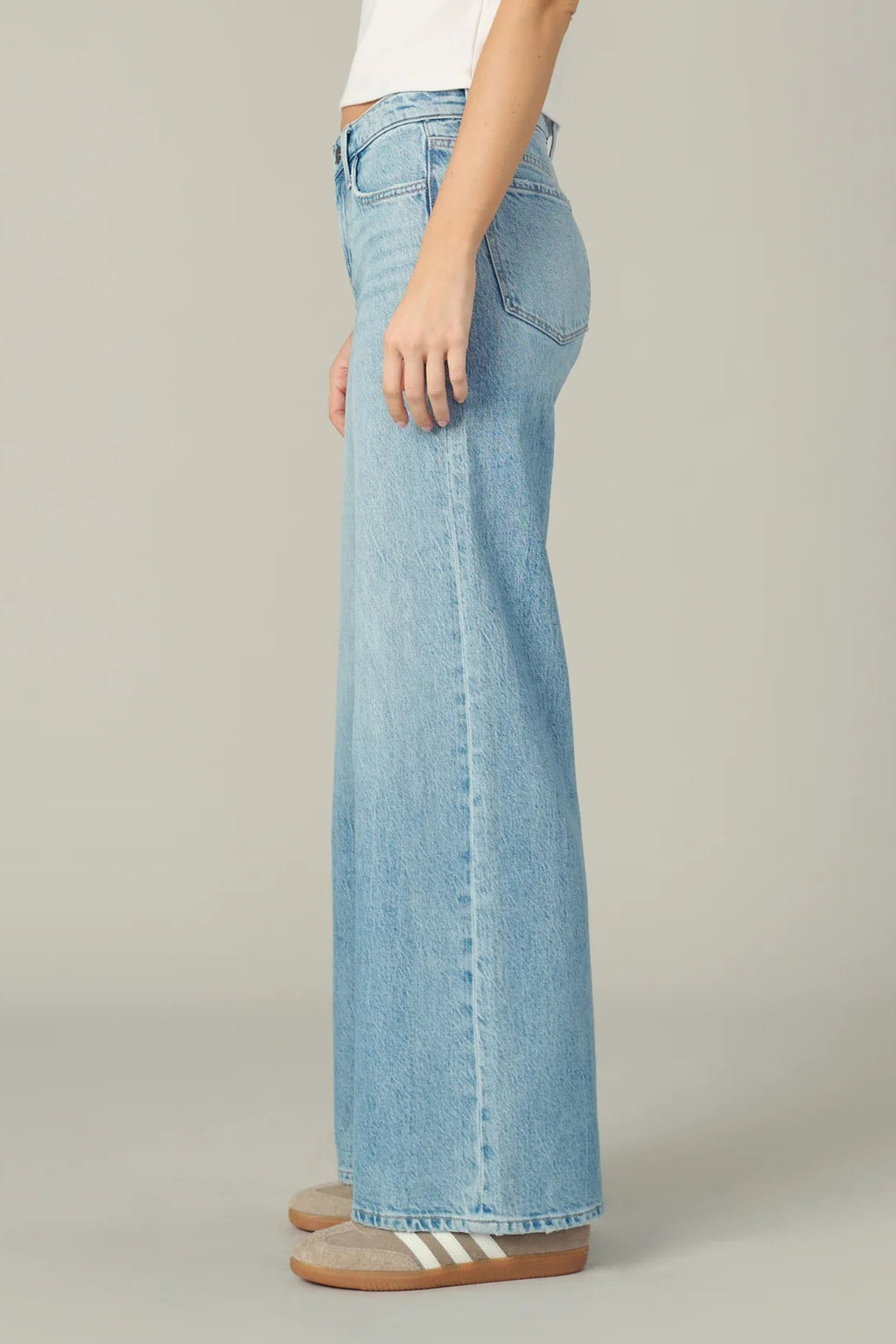 The Lou Lou Low Rise Wide Leg- Elegant