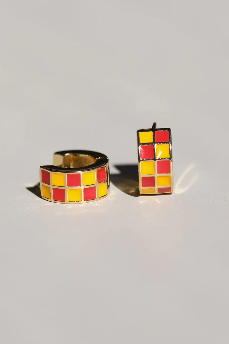 Red & Yellow Checkered Huggies