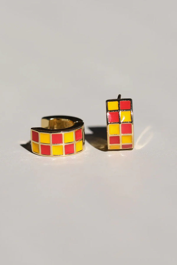 Red &amp; Yellow Checkered Huggies