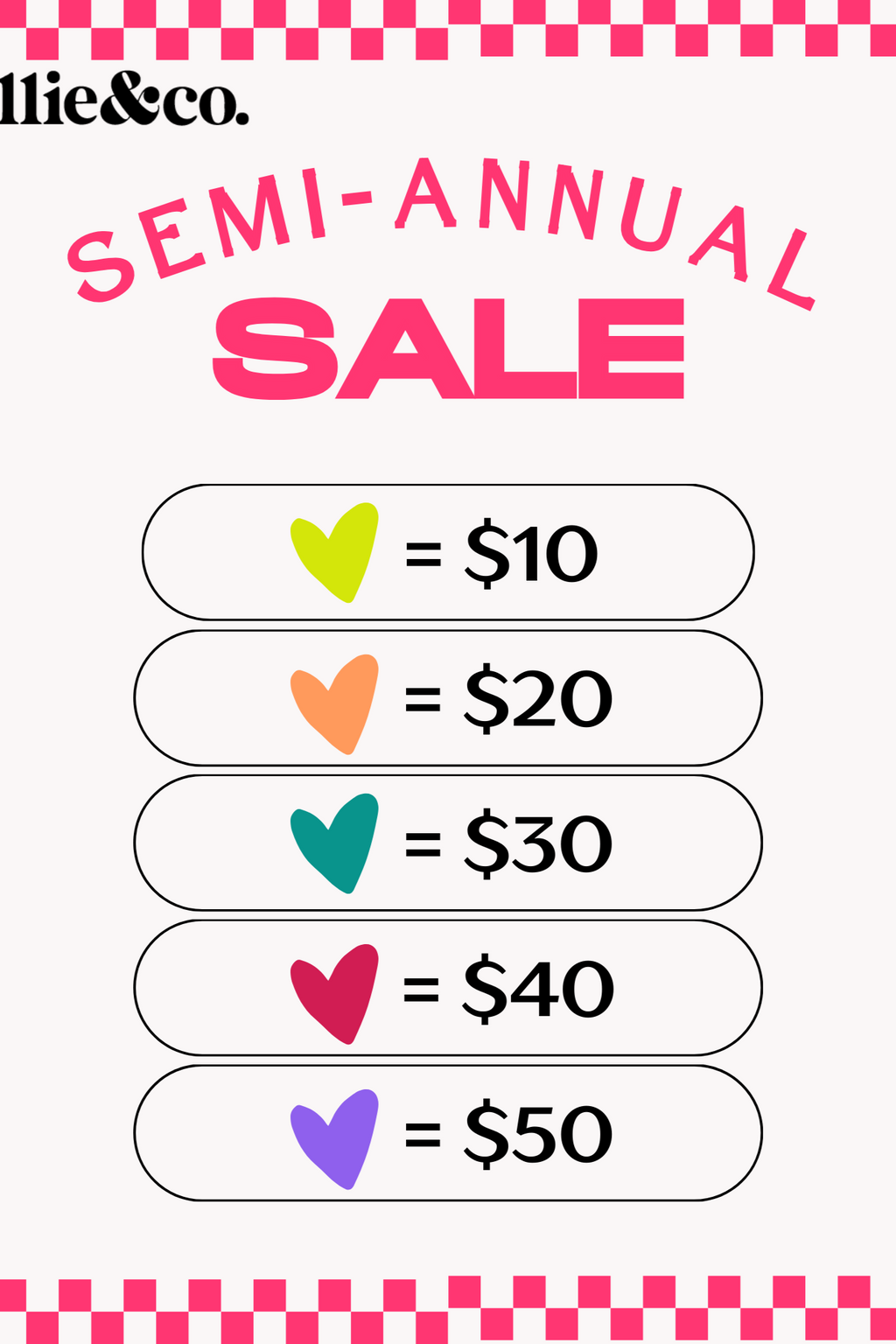 Fall Semi-Annual Sale Tickets