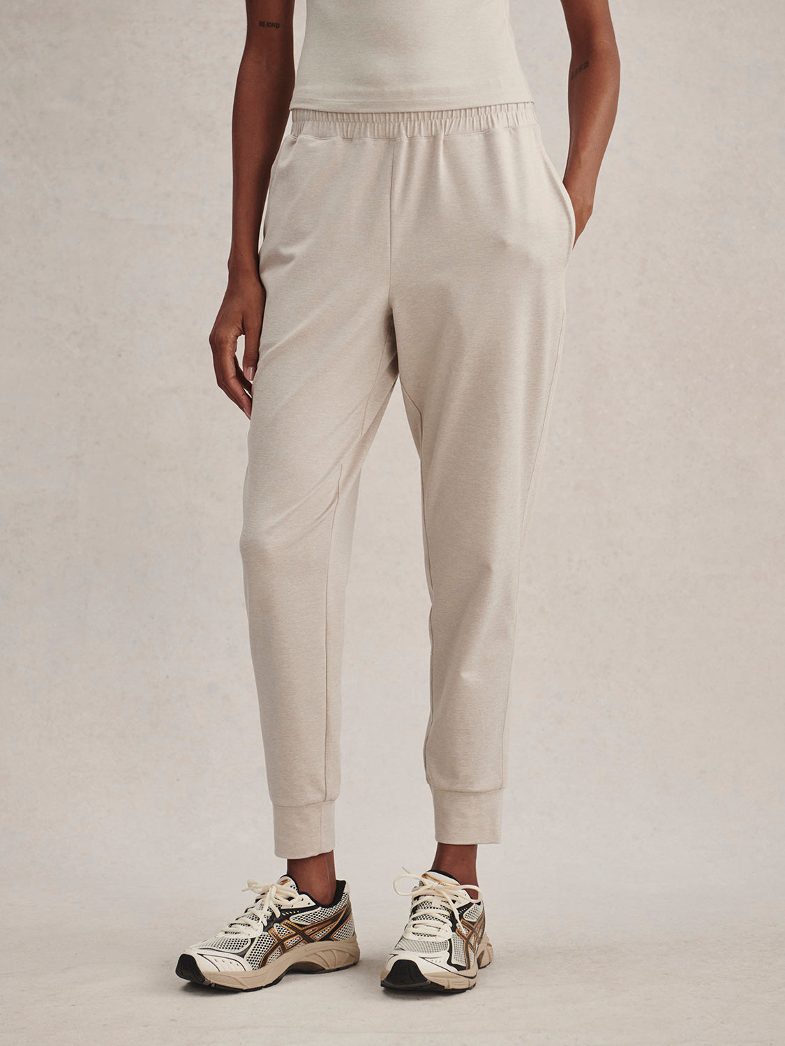 Badgley Active Jogger- Pebble Marl