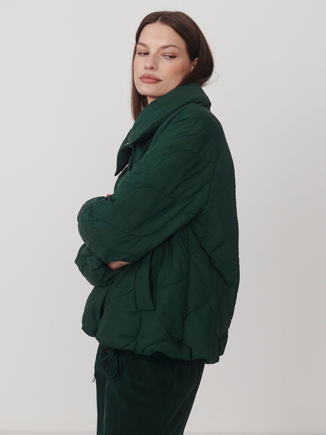 Fabia Quilted Jacket- Ponderosa Pine