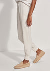 The Slim Cuff Pant 25"- Ivory Marl