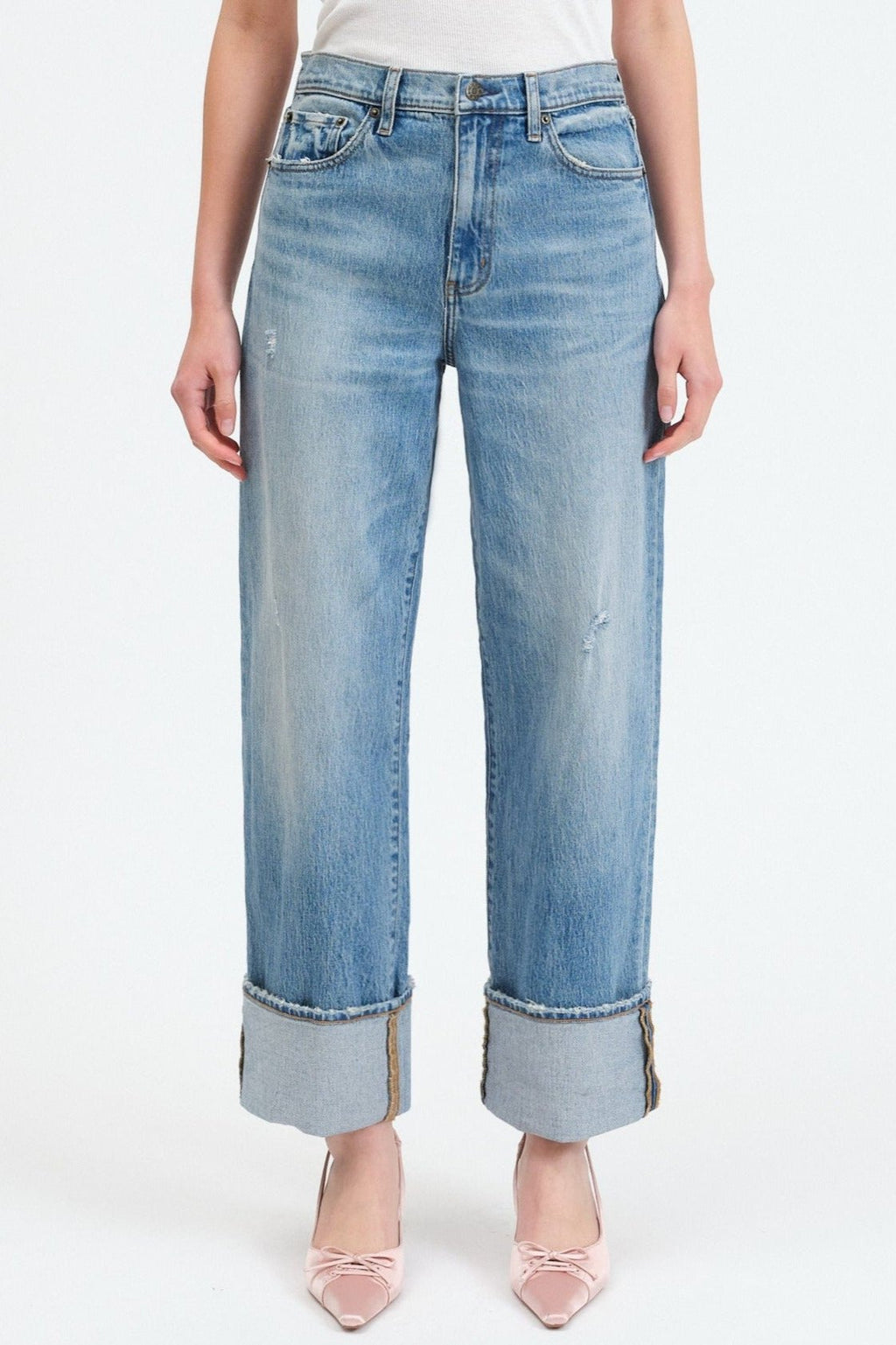 Eastside High Rise Loose Cuffed Jean- All Mine Vintage