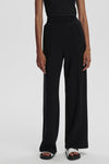 The Wide Leg Pant 30"—Black