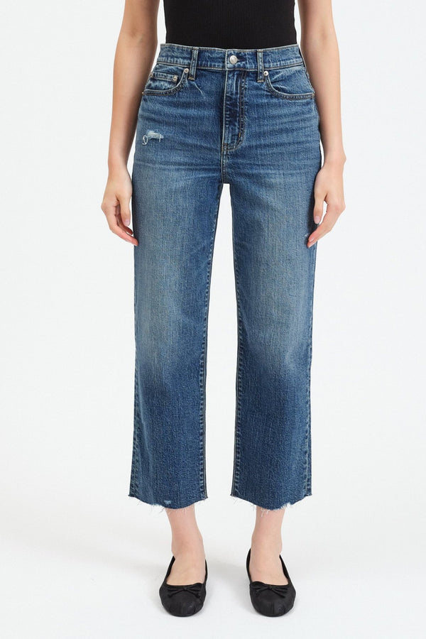 Sundaze High-Rise Crop Jean- Socialite Vintage