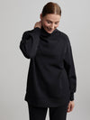 Modena Longline Sweatshirt- Black