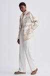 Brooke Fairisle Knit Jacket- Ivory Mountain