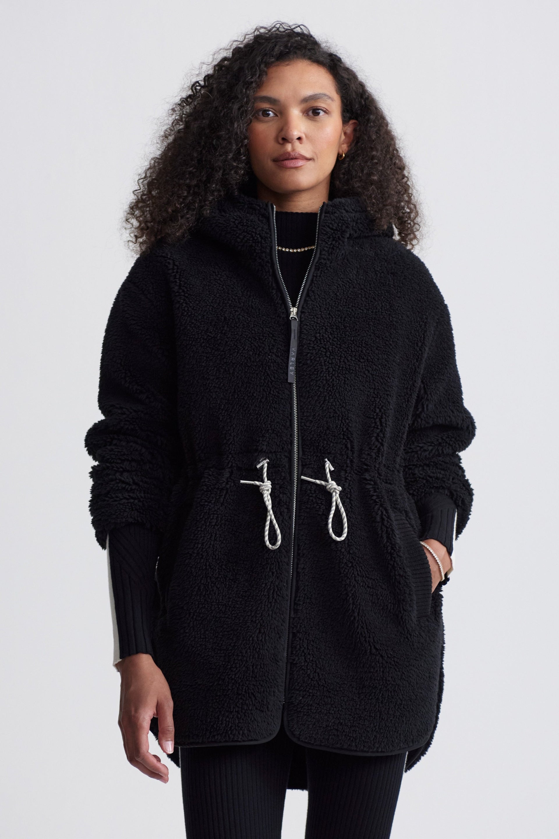 Lowens Sherpa Jacket- Black**Final Sale**