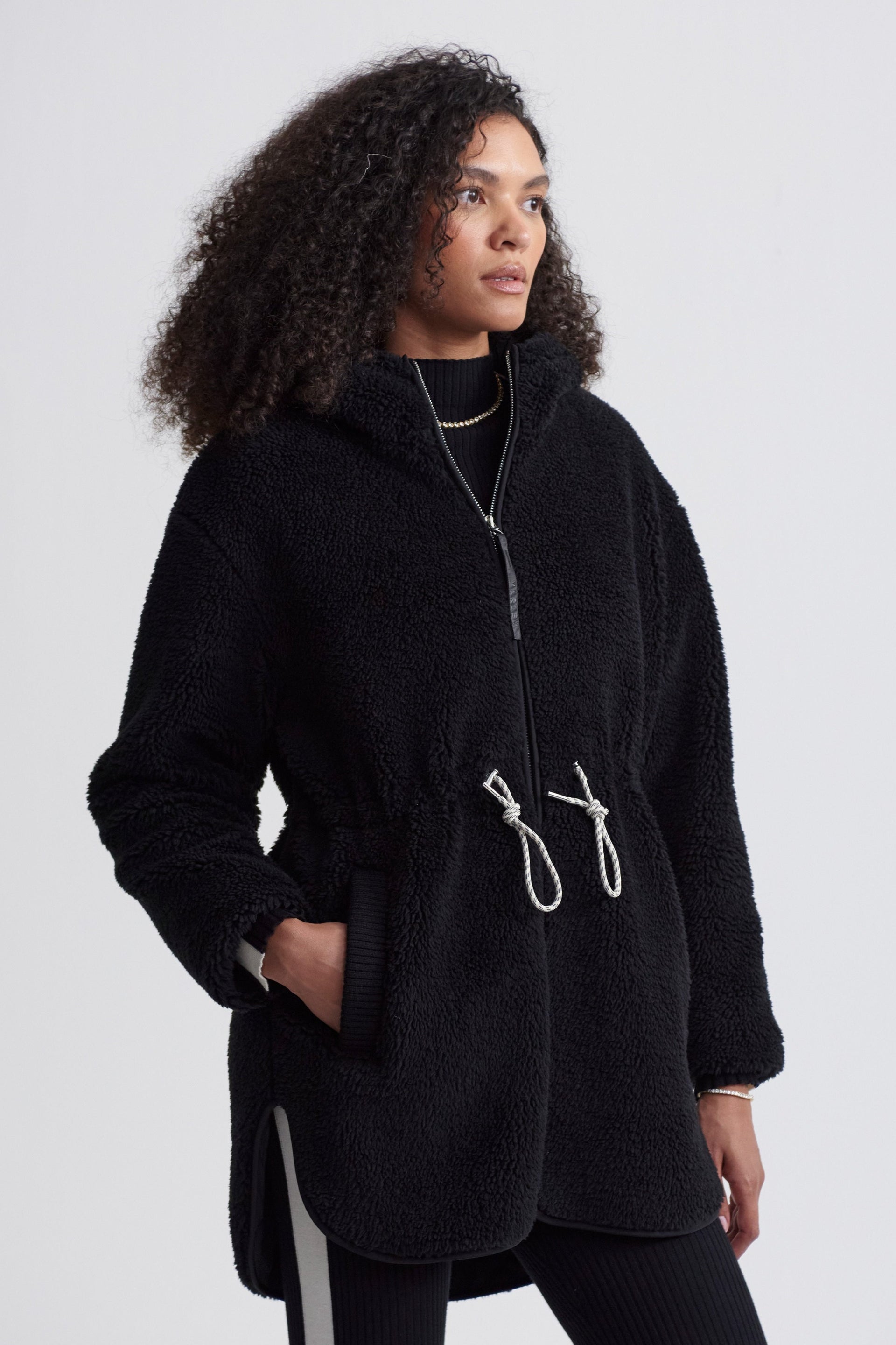 Lowens Sherpa Jacket- Black**Final Sale**