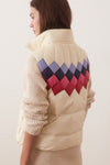 Archive Sierra Puffer Vest- Antique White