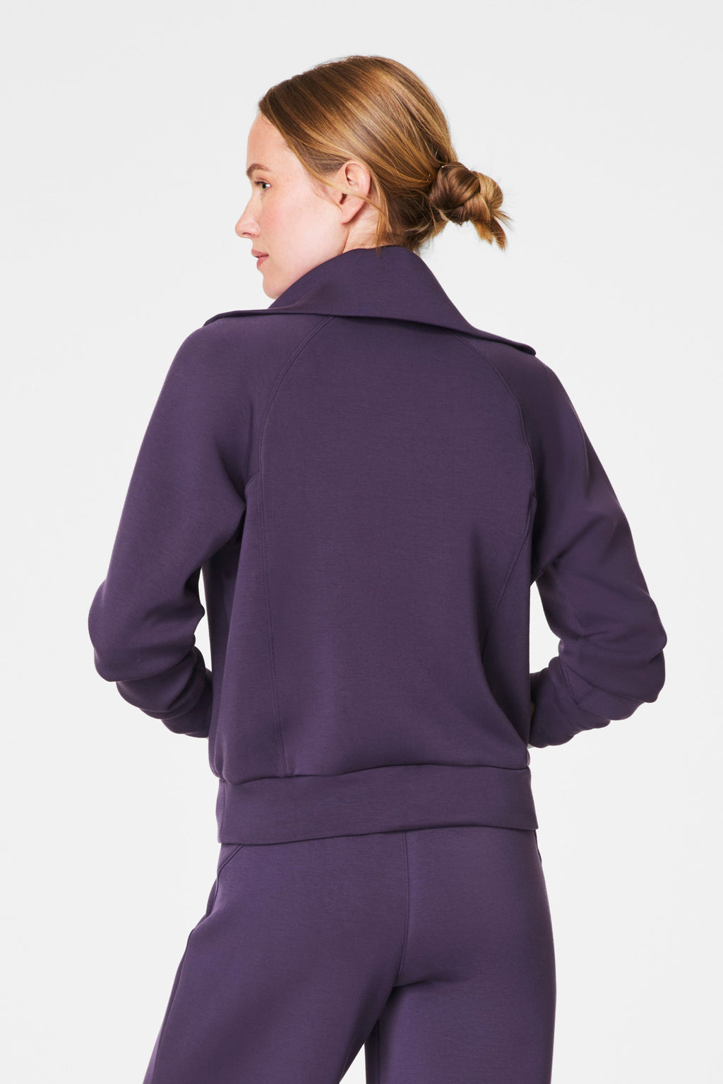 Airessentials Half Zip Sweatshirt- Aubergine