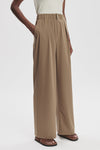 Kayson Wide Leg 29.5" Pant- Taupe Stone