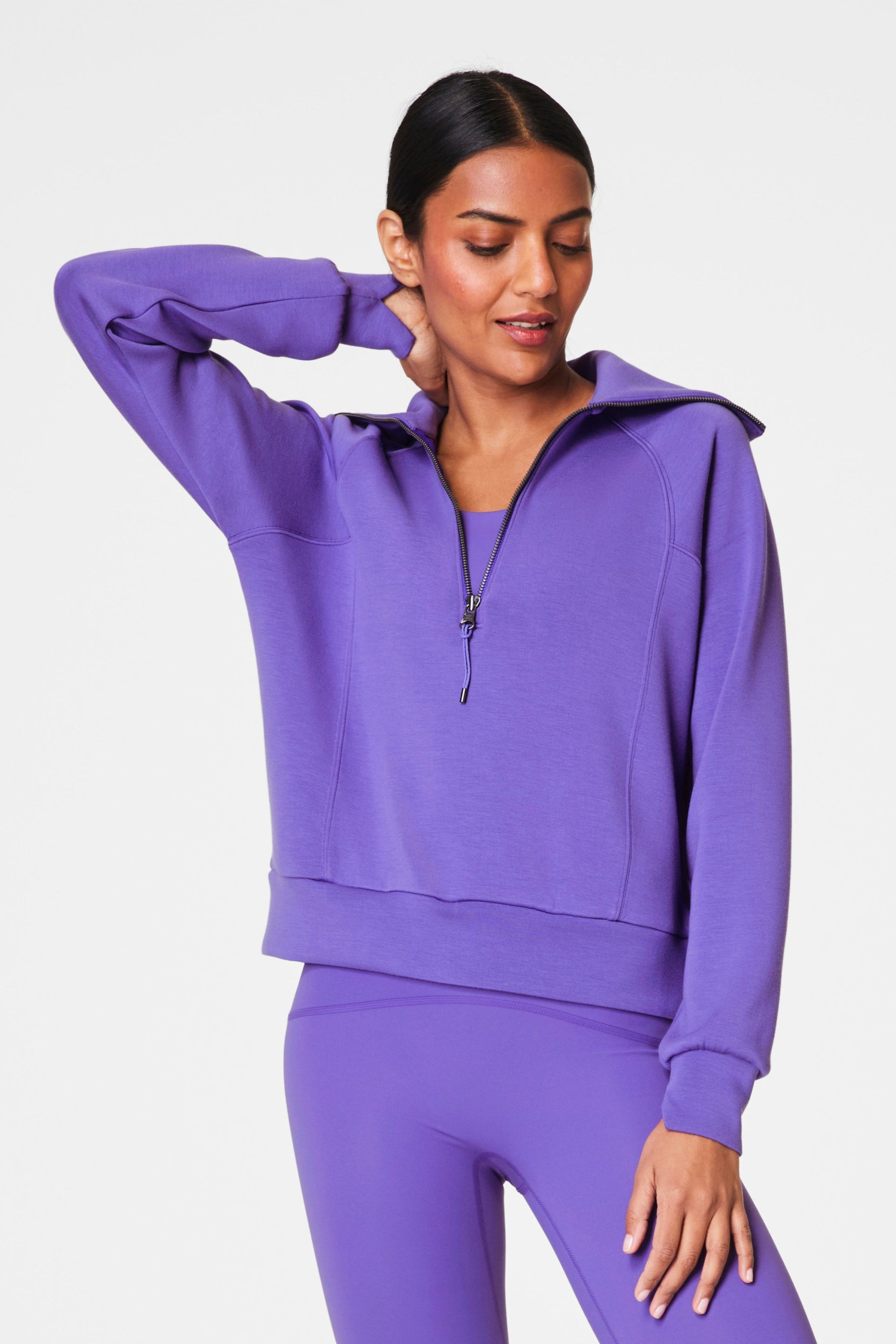 Air Essentials Half Zip- Vibrant Lilac