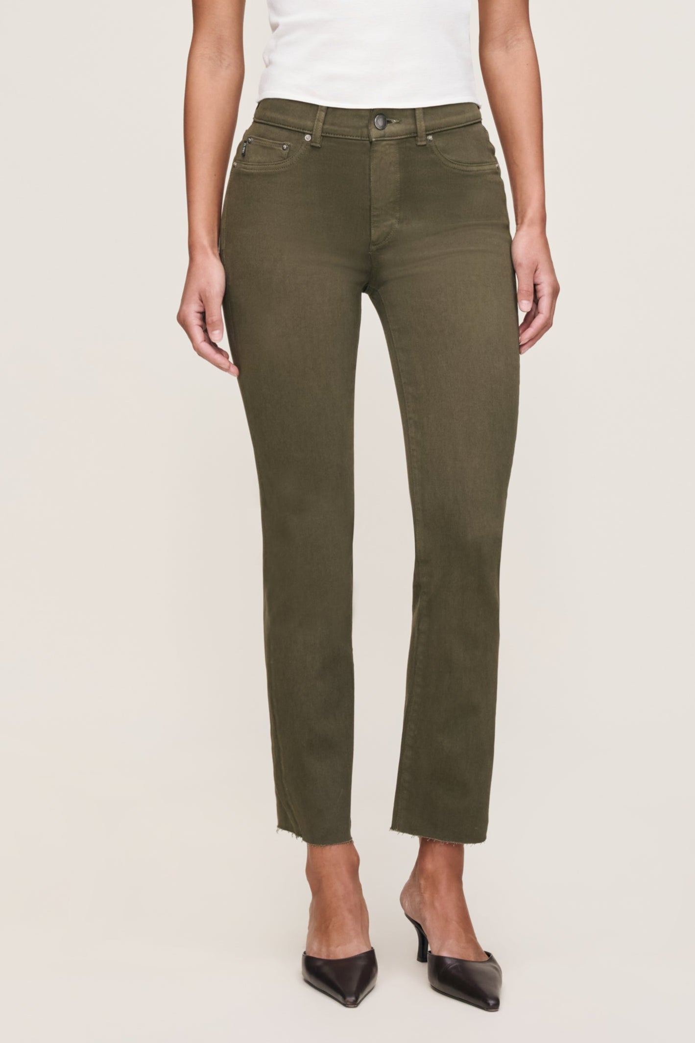 Mara Mid-Rise Instasculpt Straight Ankle- Trellis