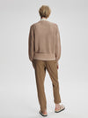 Kris Relaxed Fit Knit Cardigan- Light Taupe