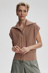 Liliana Knit Gilet- Chanterelle