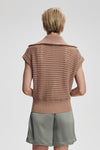 Liliana Knit Gilet- Chanterelle
