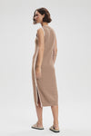 Dwight Tank Knit Dress- Light Taupe