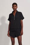 Ritchie Short Sleeve Sweatshirt- Black