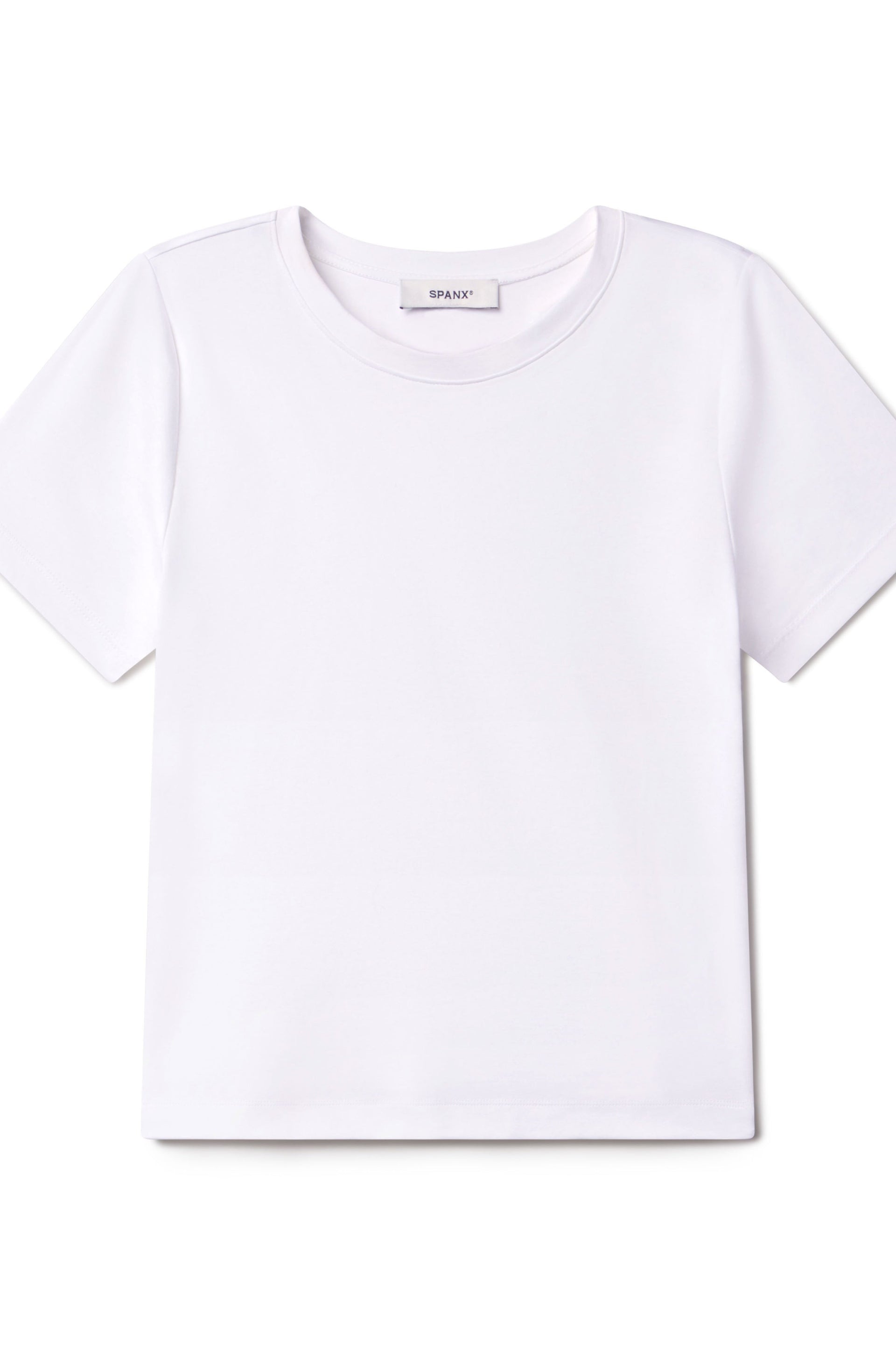 Cotton Crewneck Tee- White