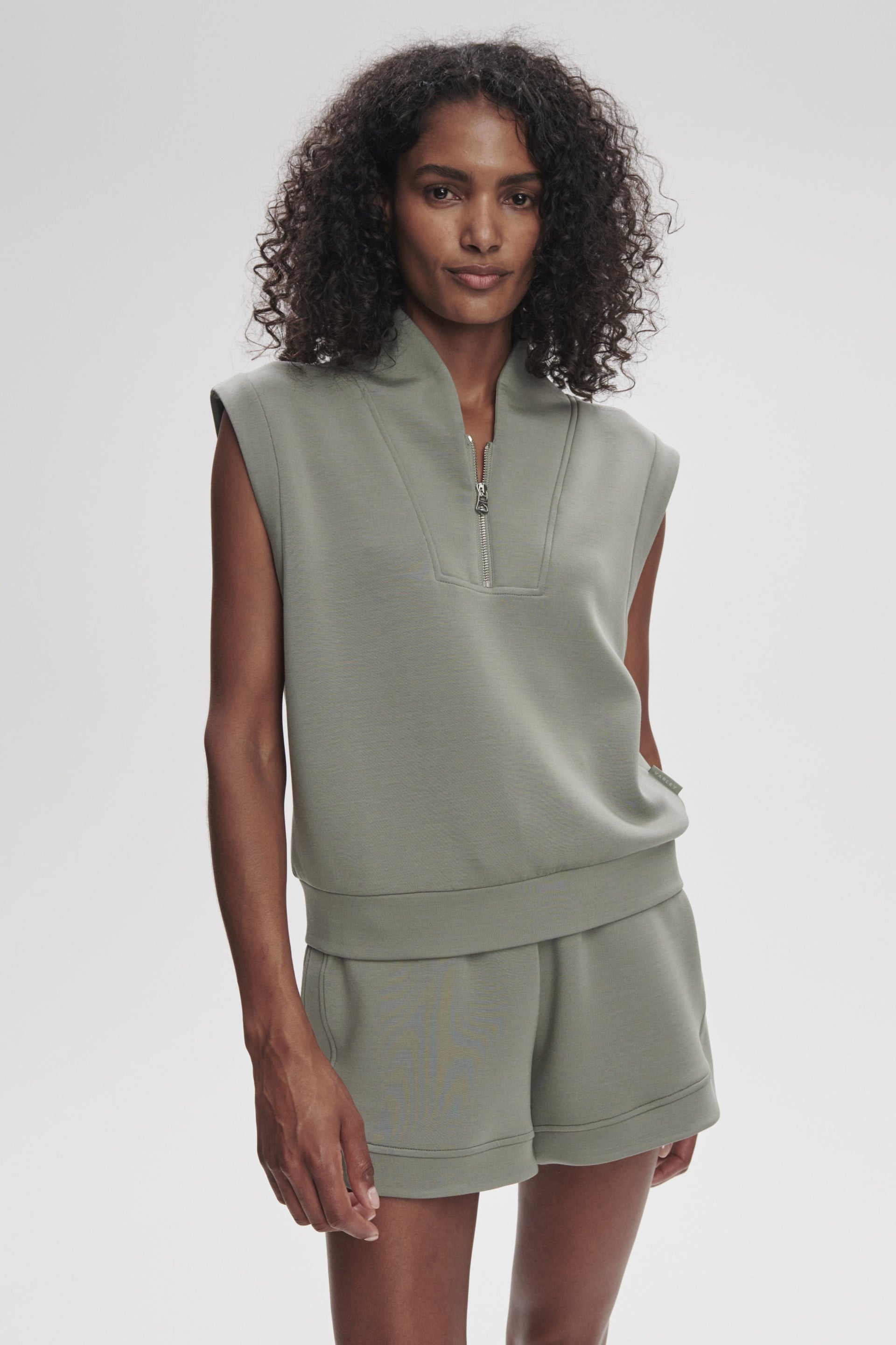Loretta Half Zip- Shadow