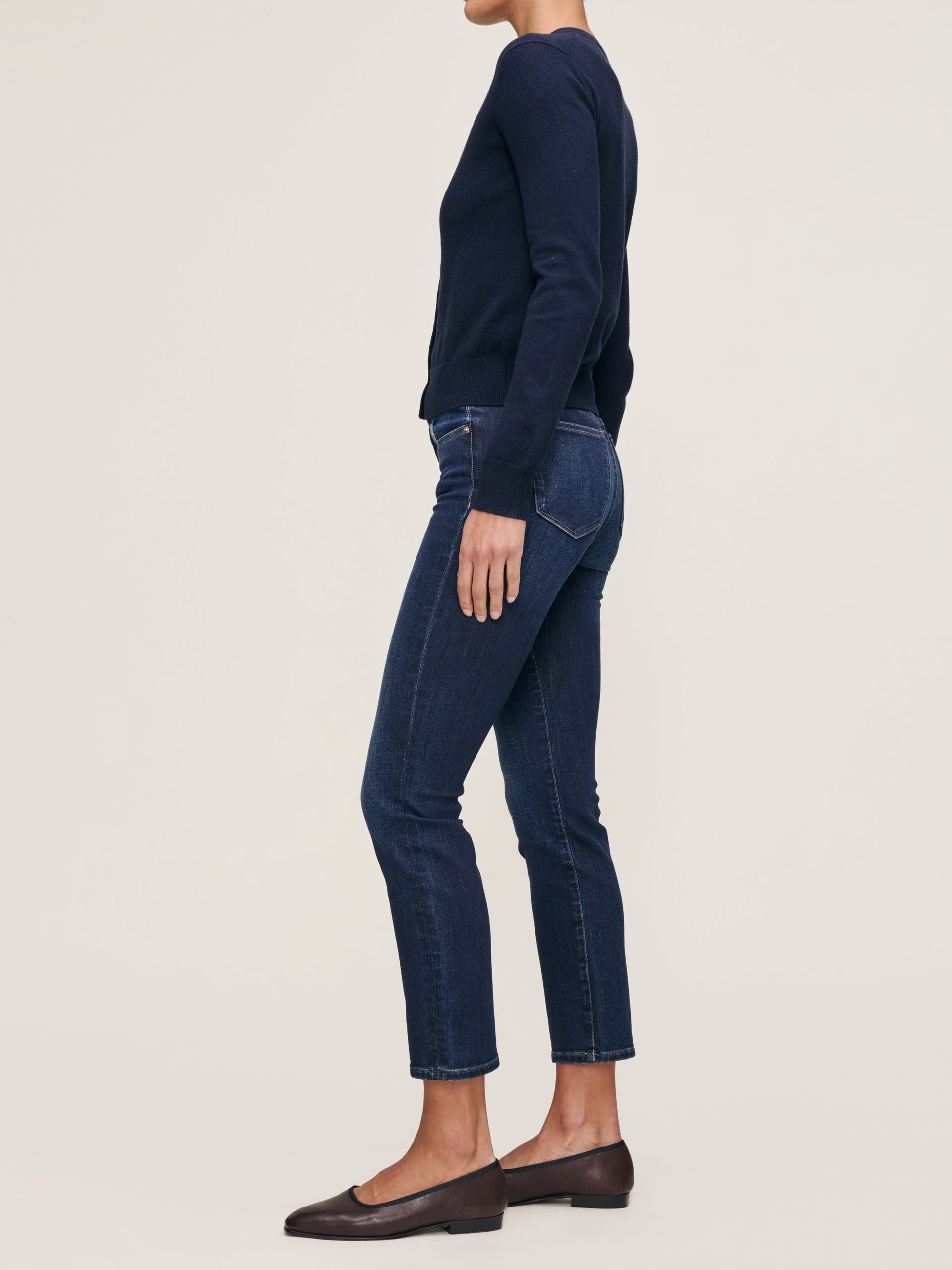 Mara Straight Instascupt Mid Rise Jean- Eastside