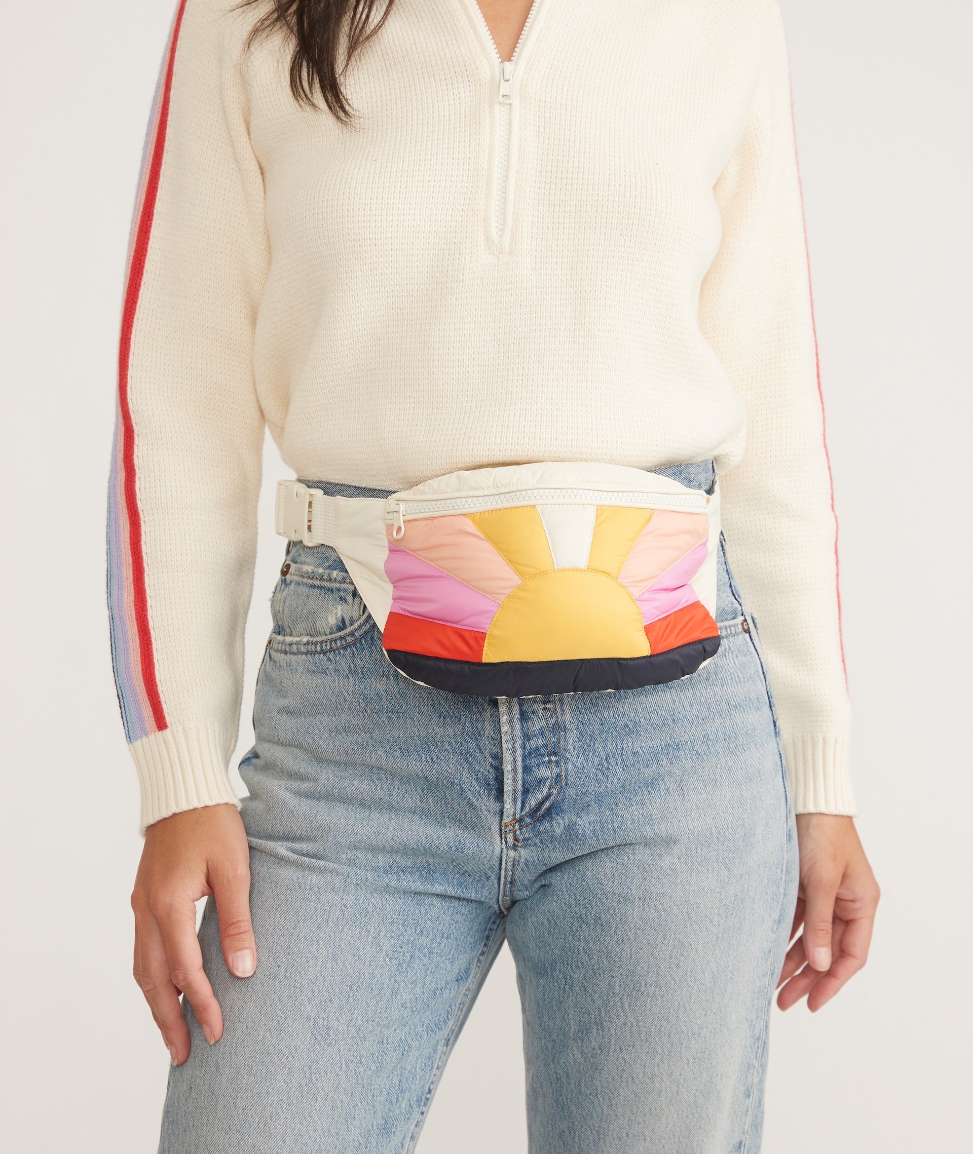 Puffer Fanny Pack- Multi Sun