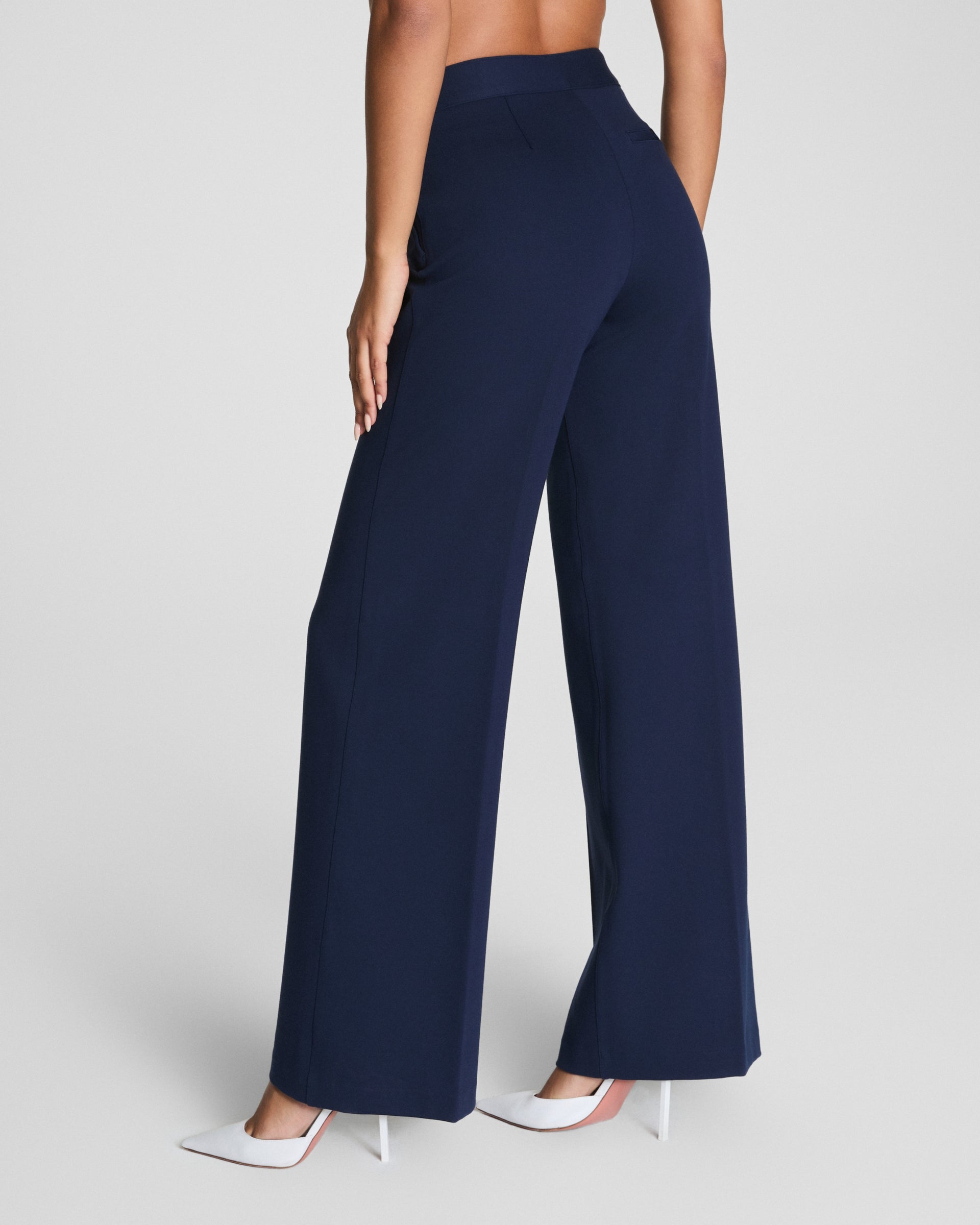 Perfect Ponte Wide Leg-Timeless Navy