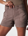 Stretch Twill Shorts 4"- Smoke