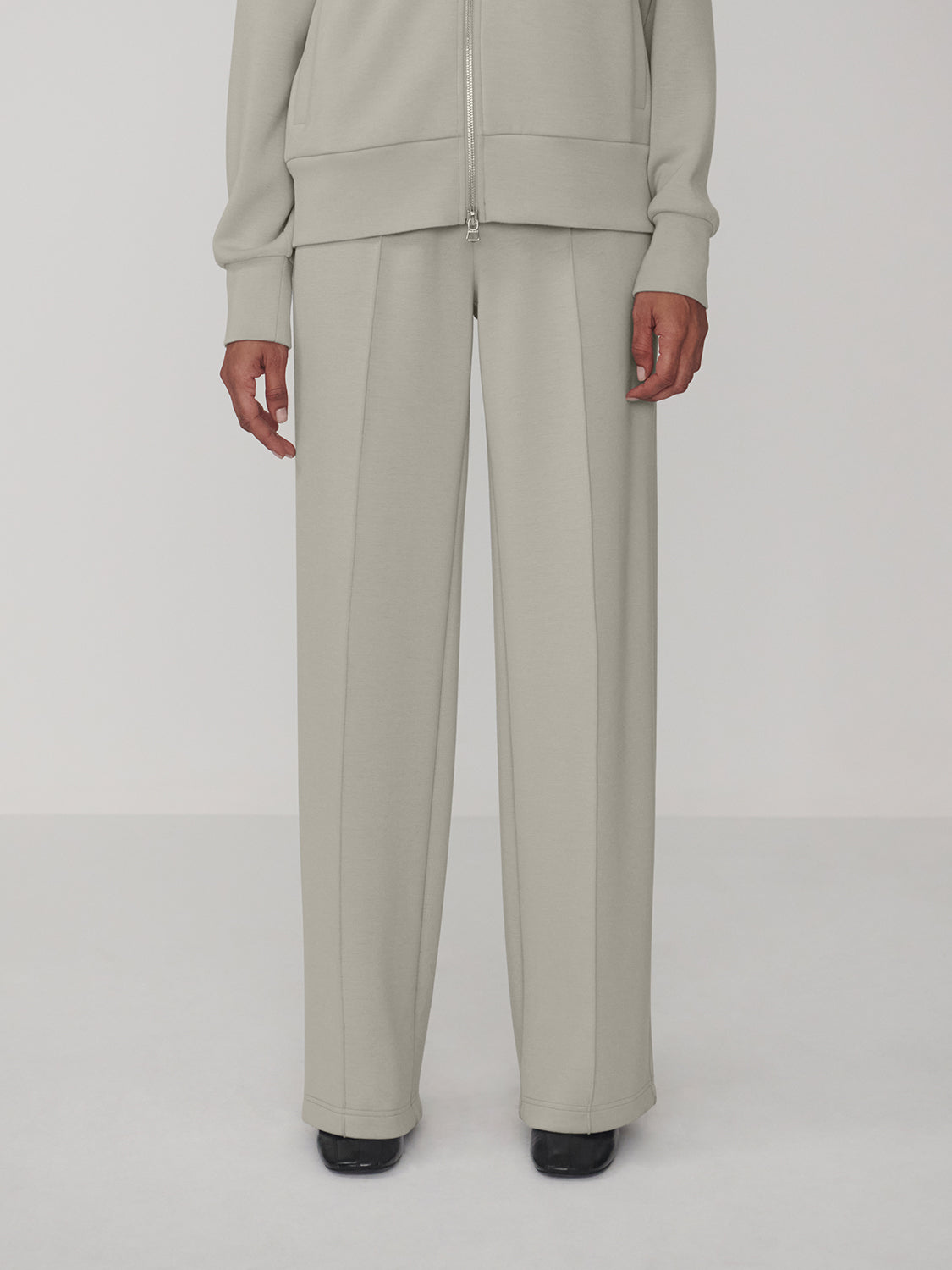 The Wide Leg Pant 30- Blue Clay