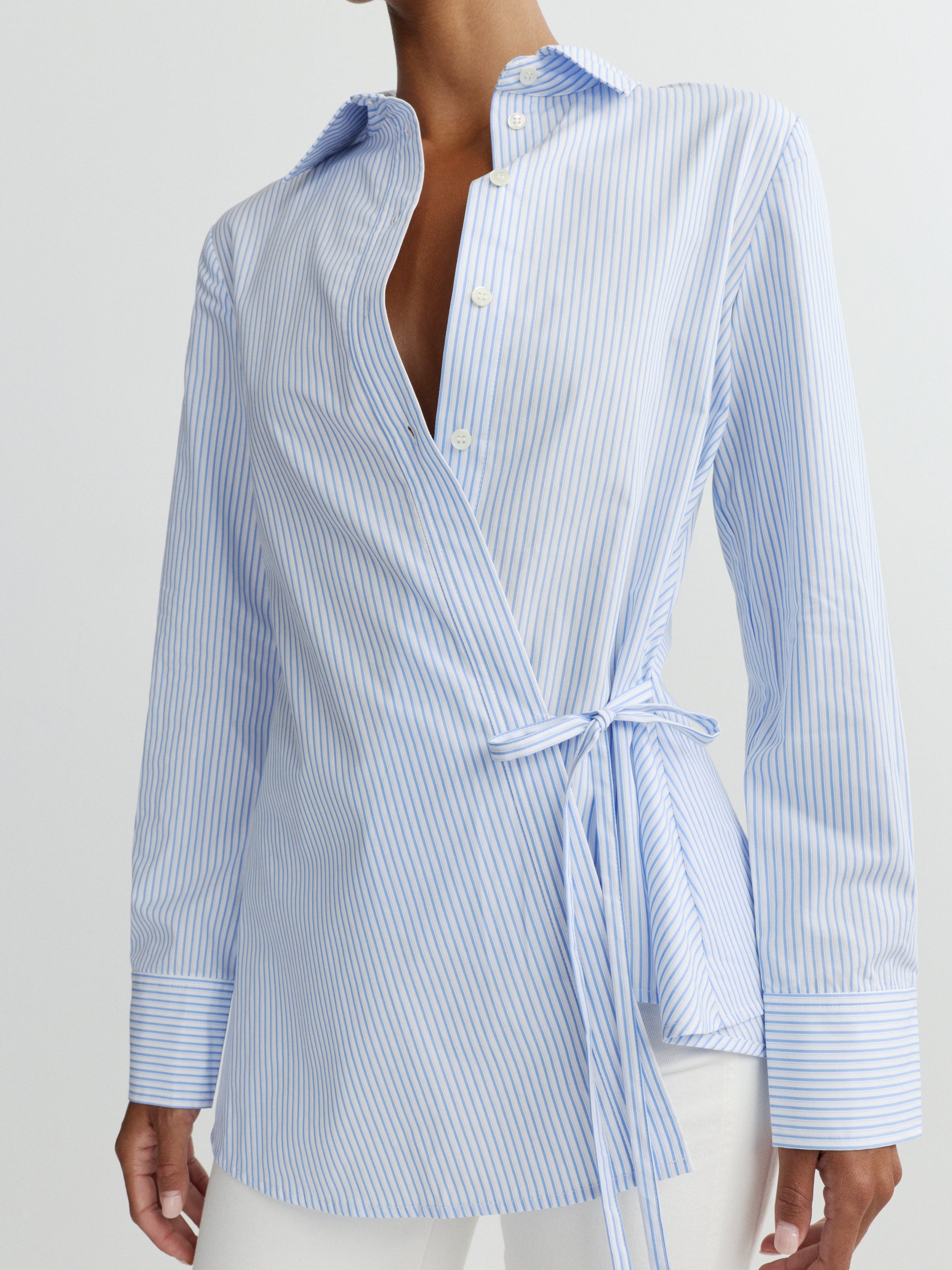 Agnes Wrap Shirt- Picnic