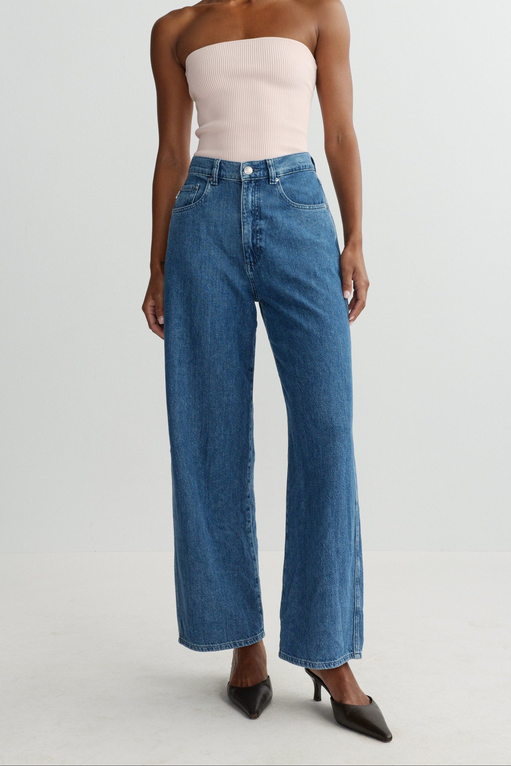 Taylor Relaxed Barrel High Rise 28'- Terra Blues