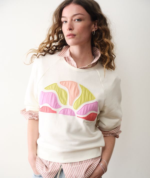 Cloud 9 Terry Sweatshirt- Antique White **final sale**