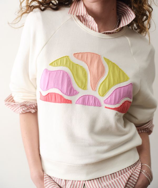 Cloud 9 Terry Sweatshirt- Antique White **final sale**