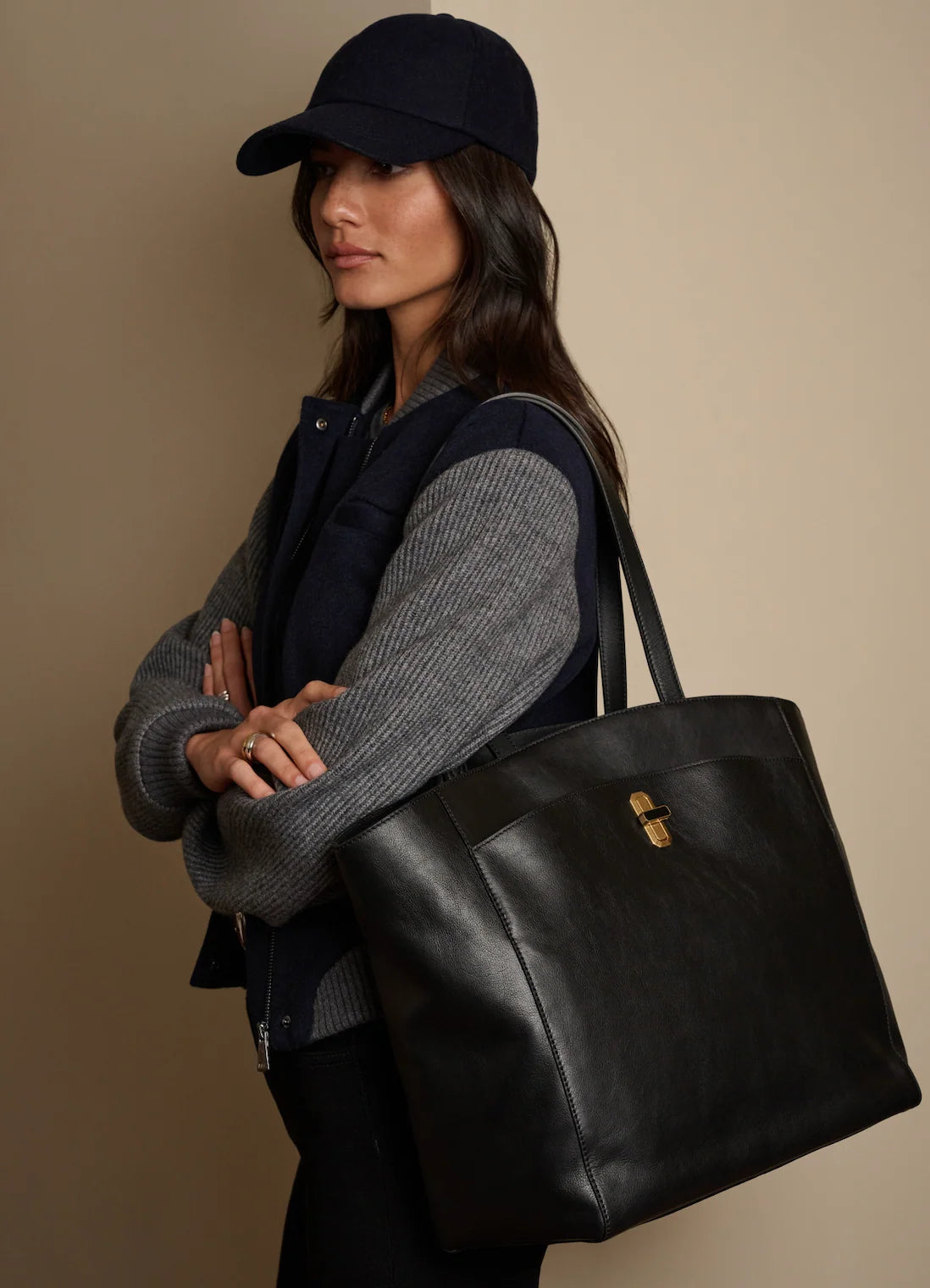 The Heirloom Large Tote - Black
