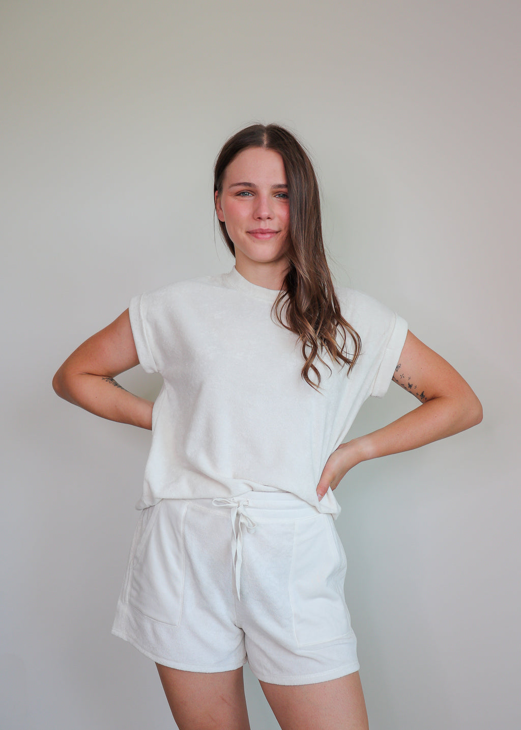 Towel Terry Short—Moonstone