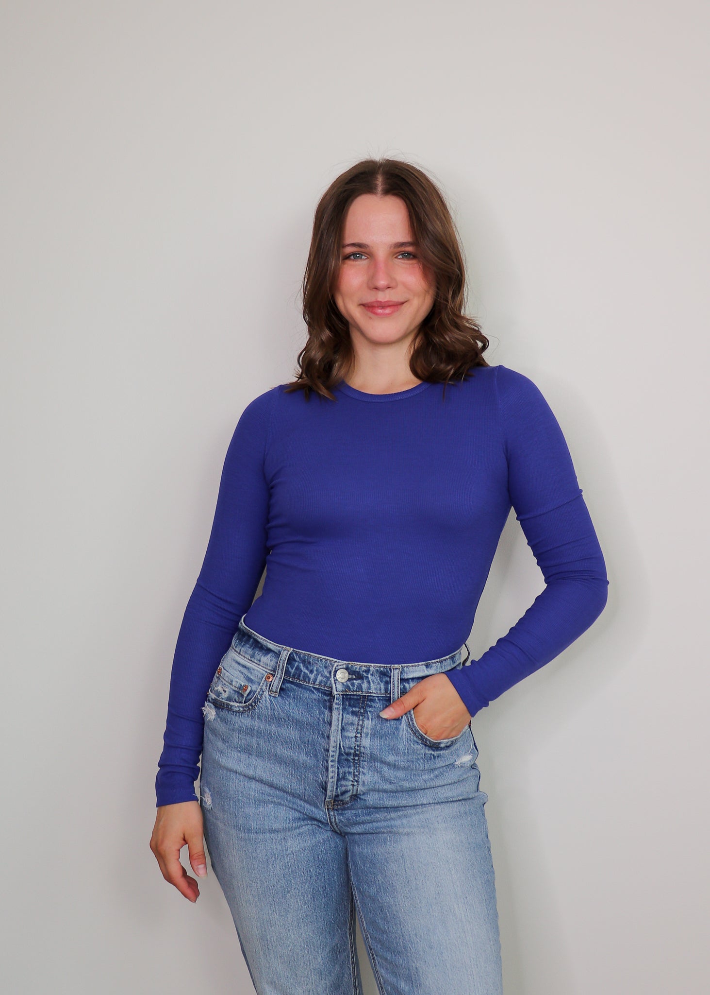 Dion Bodysuit—Sapphire Blue
