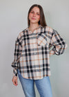 Plaid Relaxed Fit Tunic **FINAL SALE**