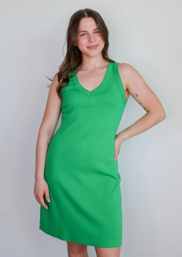 Raquel Dress—Field Green