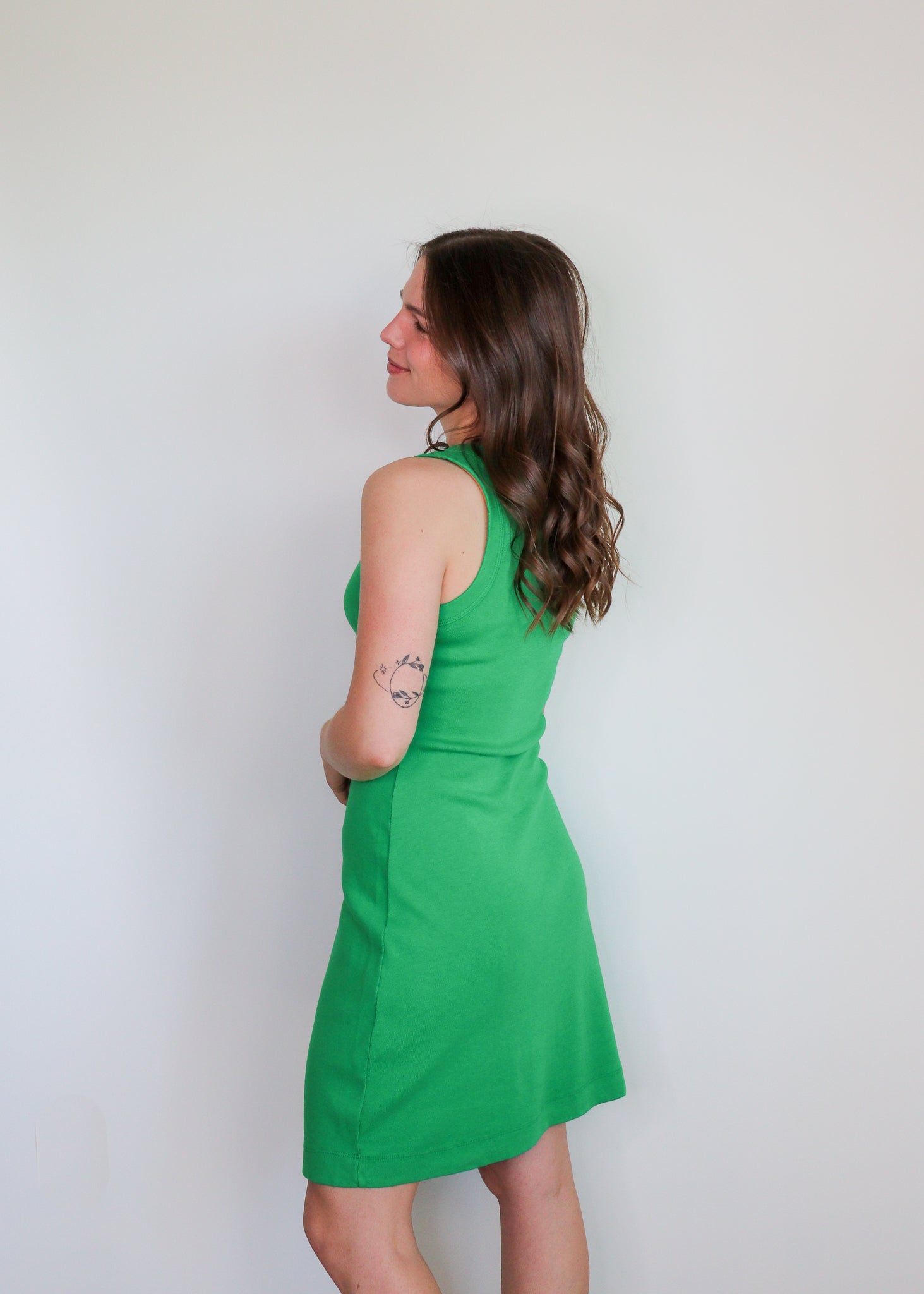 Raquel Dress—Field Green