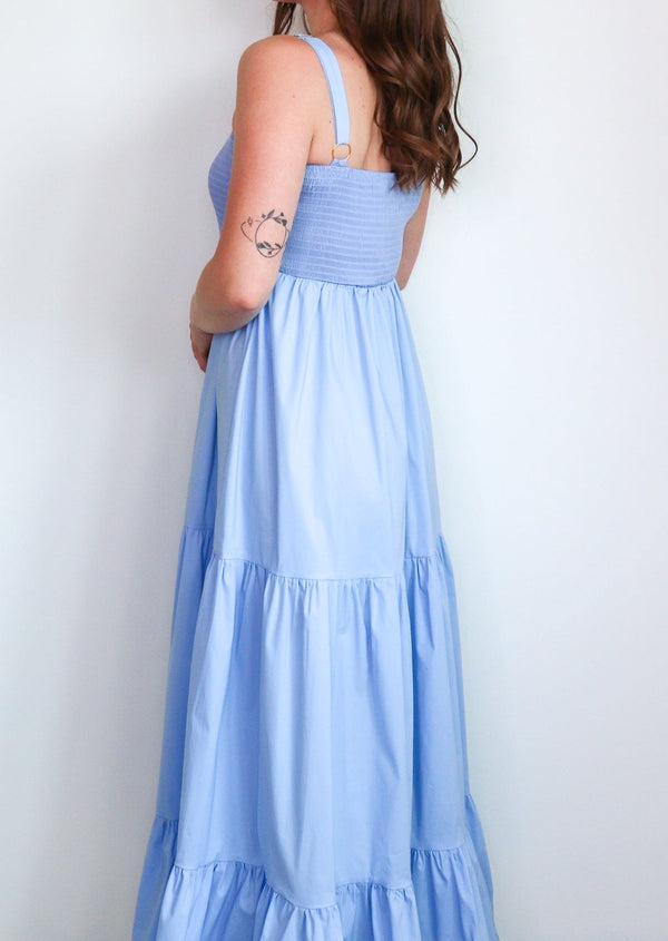 Bellmundo Maxi Dress—Sea Blue
