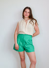 Virgo Shorts—Green**FINAL SALE**